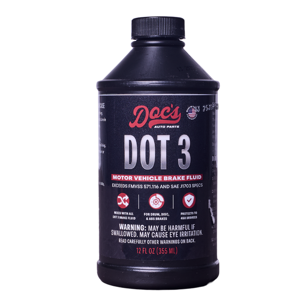 Doc’s Auto Parts DOT 3 Brake Fluid front (Quantity 1)