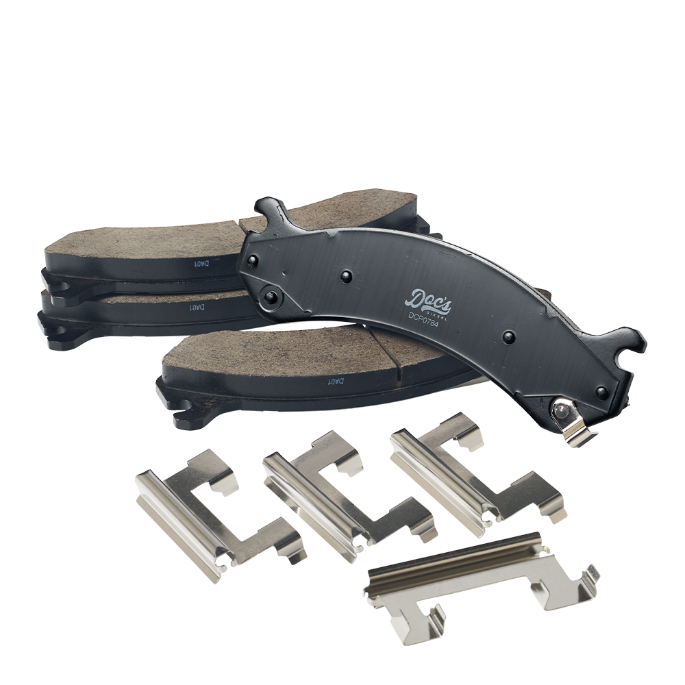 Doc's Diesel Chevrolet/GMC 6.6L Duramax 2500HD/3500HD SRW Ceramic Front Brake Pads 2001-2010