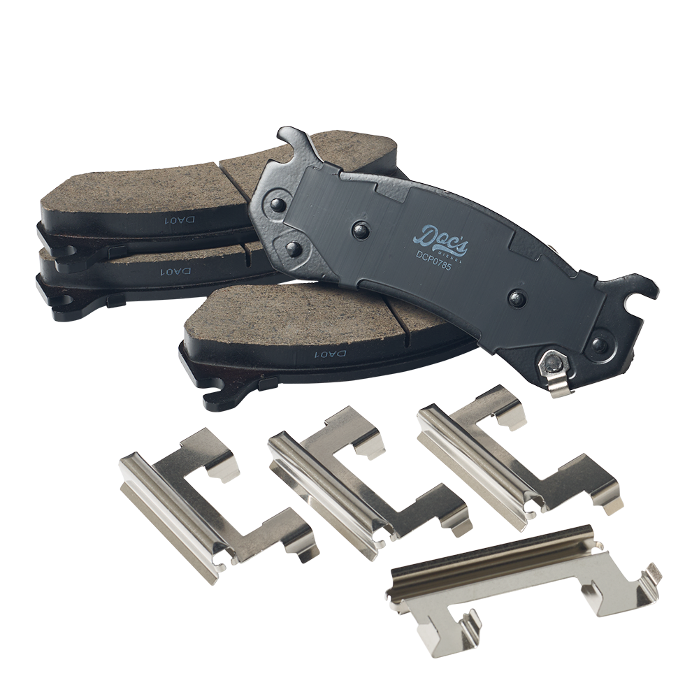 Doc's Diesel Chevrolet/GMC 6.6L Duramax SRW Ceramic Rear Brake Pads 2001-2010 2500HD, 2004-2010 3500HD