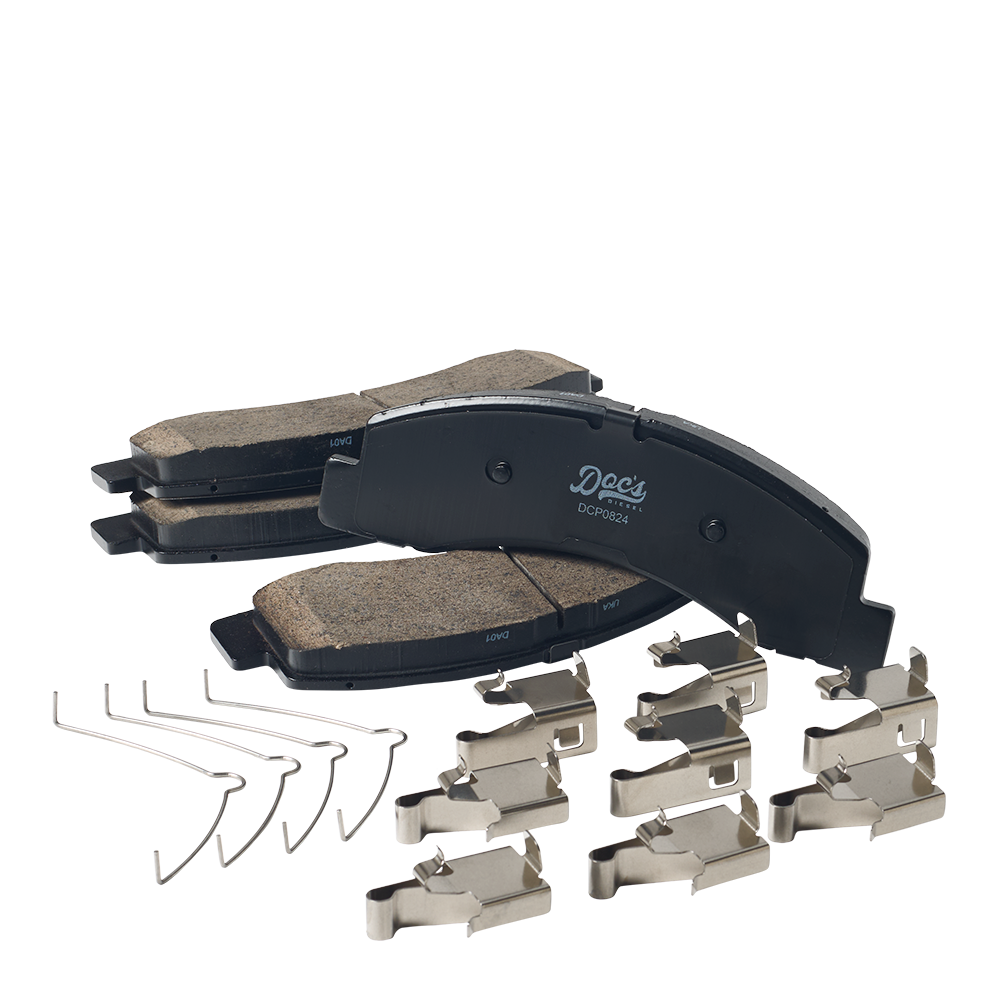 Doc's Diesel Ford 6.0L/7.3L Powerstroke F250/F350 Ceramic Front Brake Pads 1999-2004