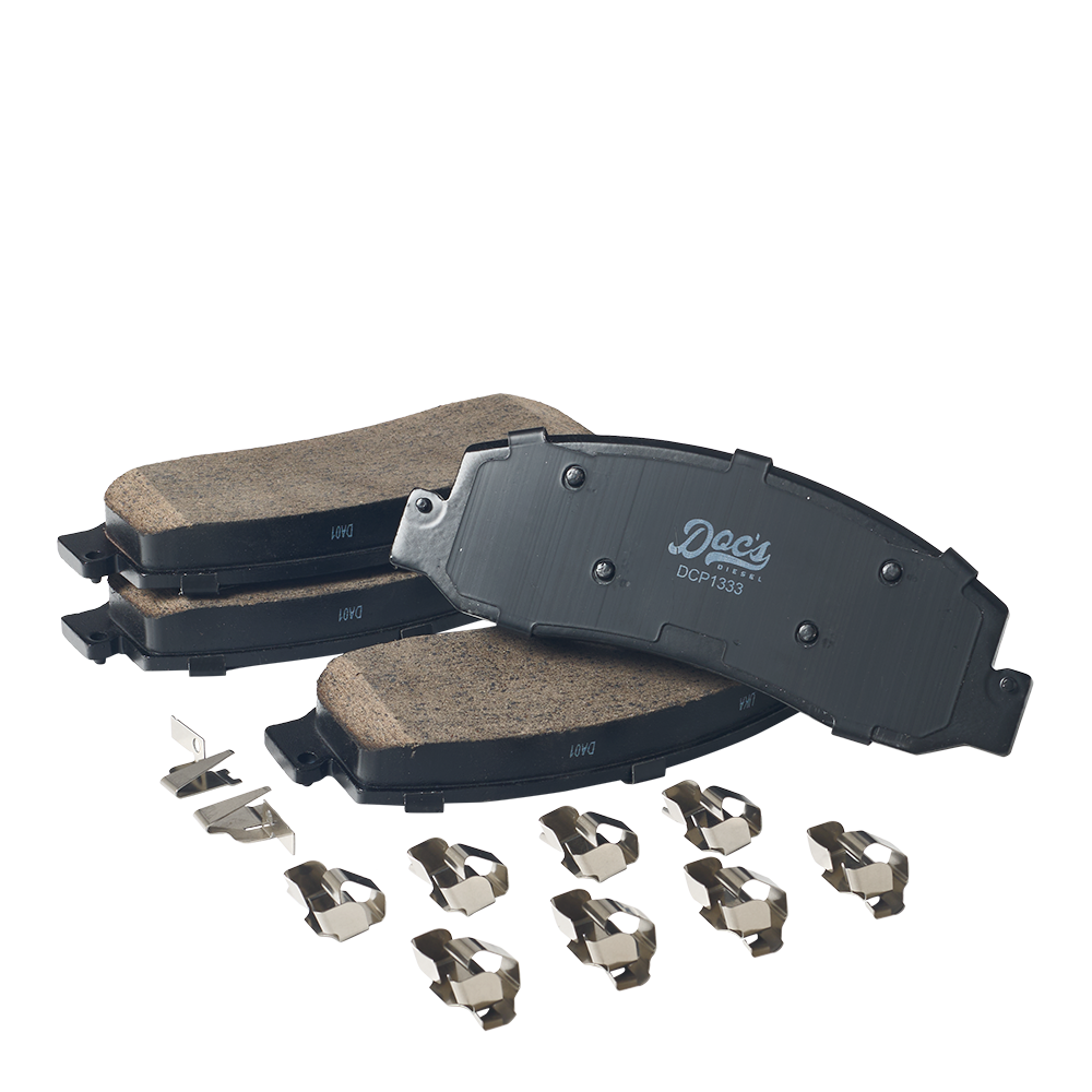 Doc's Diesel Ford 6.4L Powerstroke Ceramic Front Brake Pads 2008-2010 F-250, 2008-2012 F-350, 6.7L 2011-2012