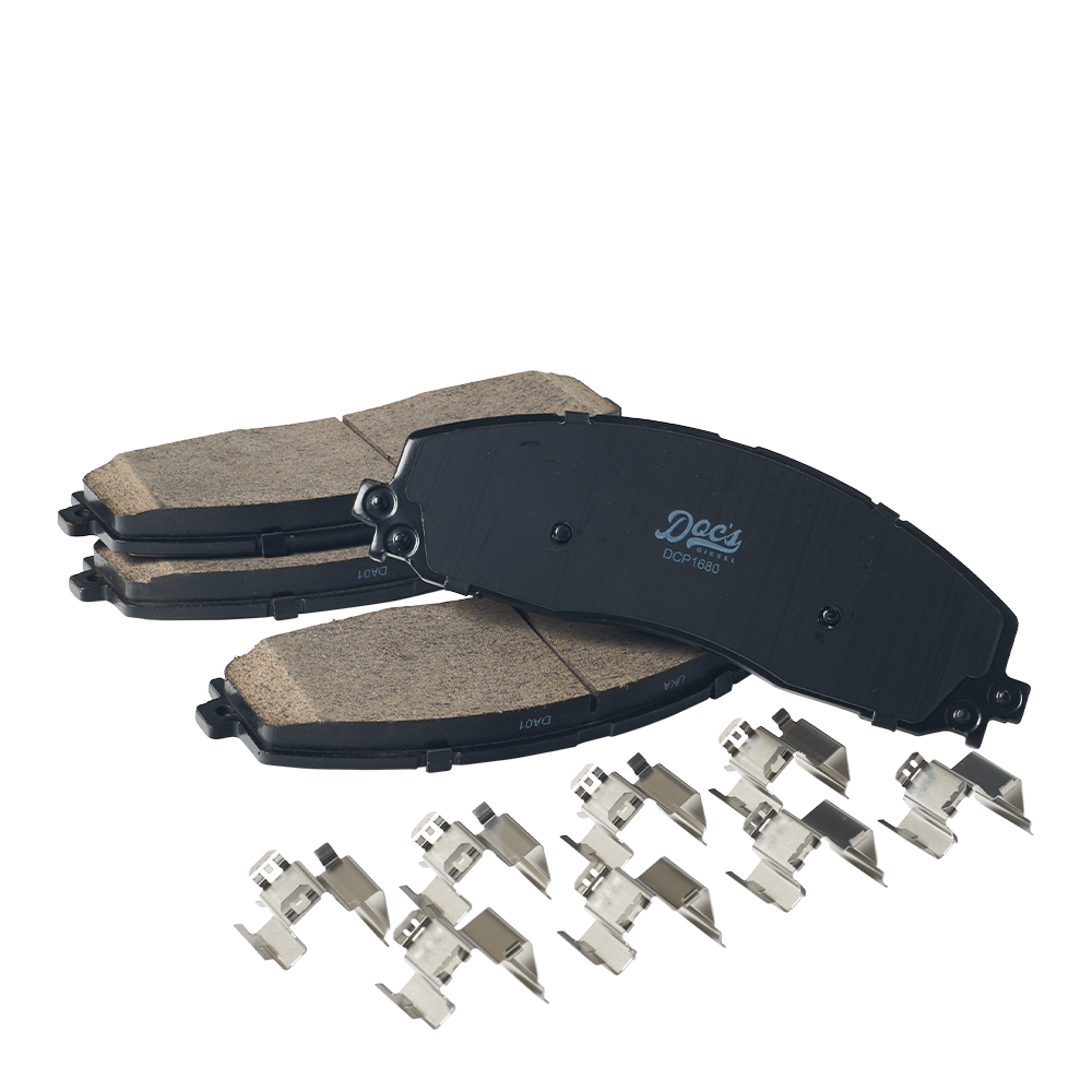 Doc's Diesel Ford 6.7L Powerstroke Ceramic Front Brake Pads 2012-2026 F250, 2013-2026 F350, 2013-2016 F450