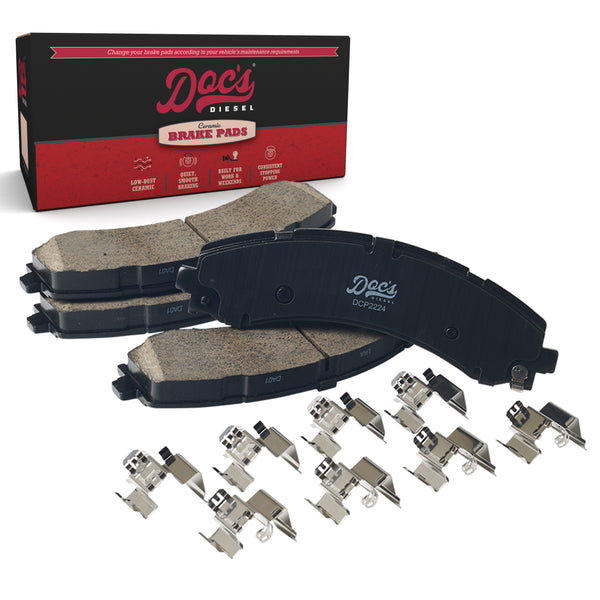 Doc's Diesel RAM 6.7L Cummins 3500 DRW Ceramic Rear Brake Pads 2019-2024