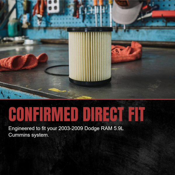 Doc's Diesel Dodge Ram 5.9L Cummins Fuel Filter 2003-2009