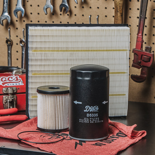 Doc's Diesel Dodge RAM 5.9L Cummins Filter Set 2003-2009 Lifestyle