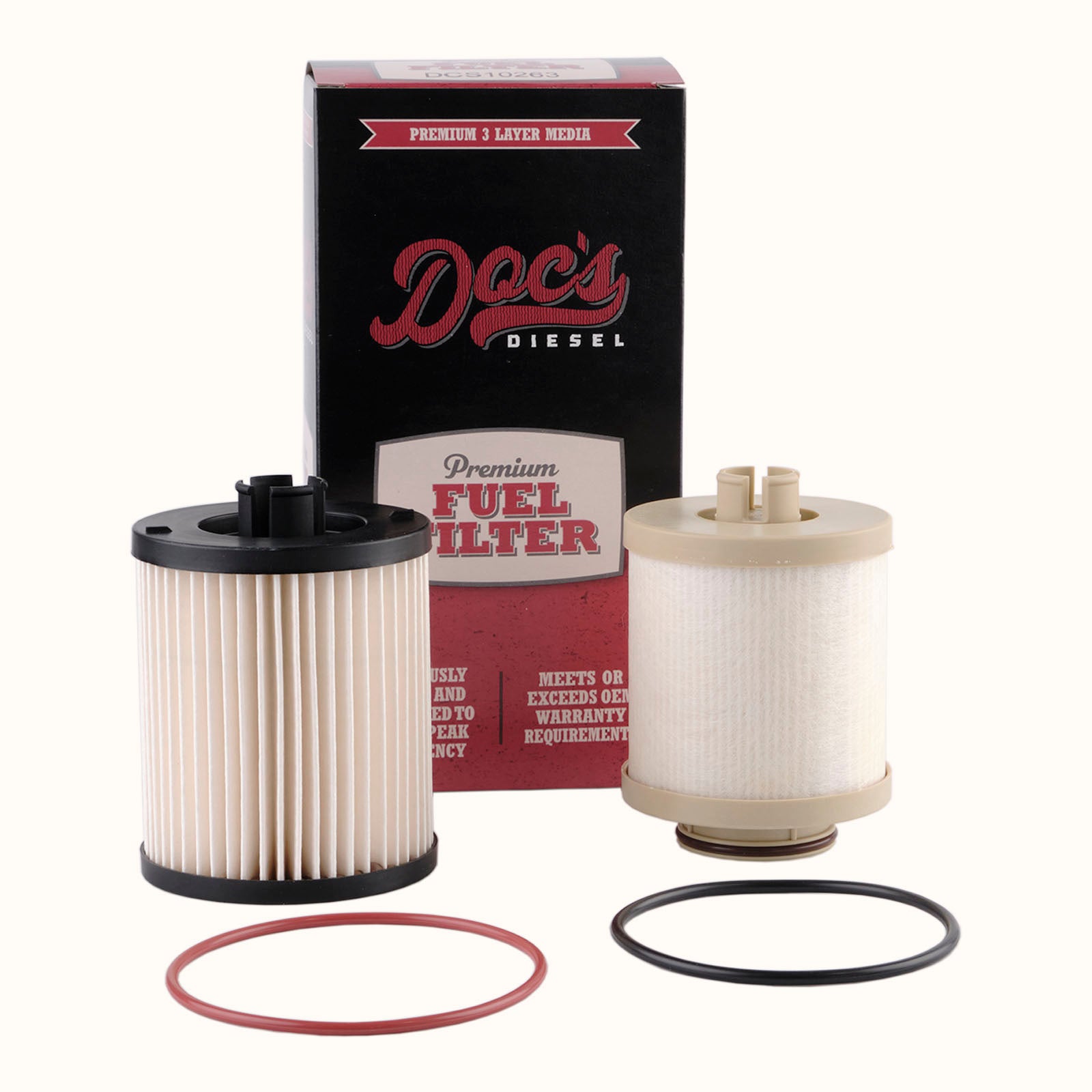 DOC'S Ford 6.4L Powerstroke Fuel/Water Separator Filter 2008-2010 | Replaces FD4617