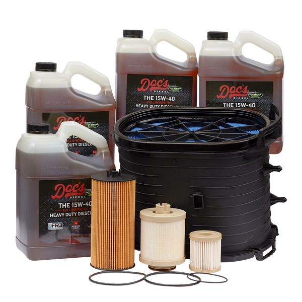 Doc's Ford 6.0L Powerstroke 15W-40 Full Synthetic Oil + Filter Maintenance Kit 2003-2007 brand_Hot Shot's Gallons 4