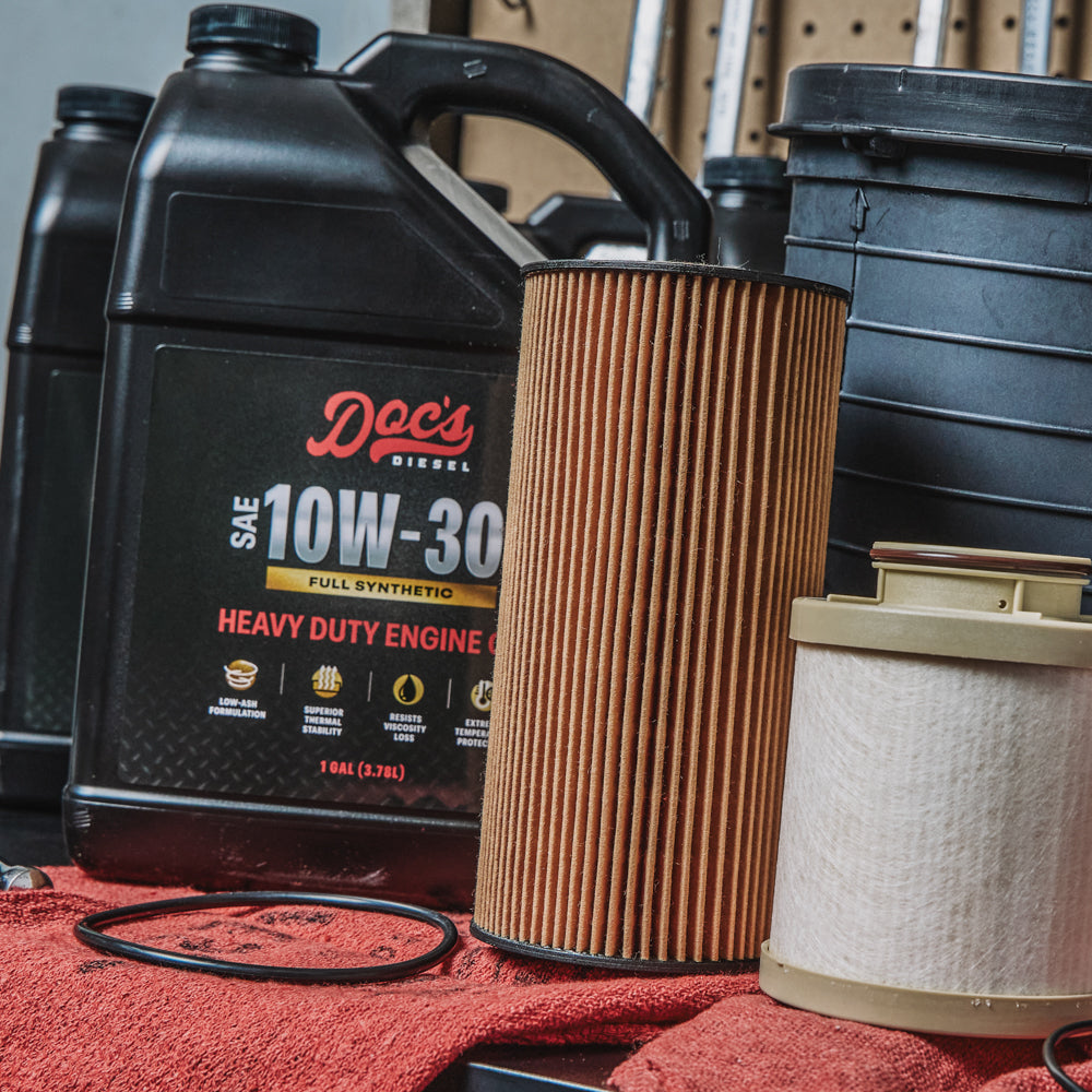 Doc's Diesel Ford 6.0L Powerstroke 10W-30 Full Synthetic Oil + Filter Maintenance Kit 2003-2007 brand_Doc's Diesel