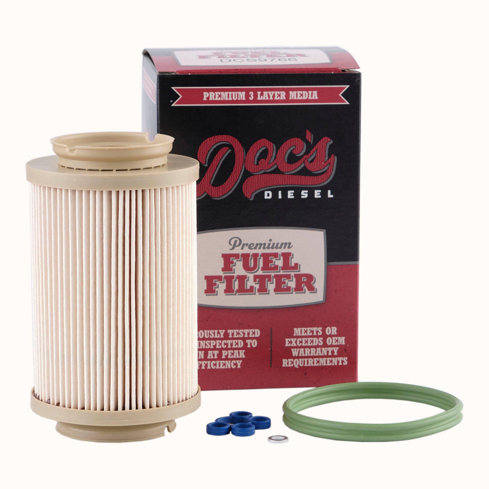 DOC'S VW 1.9L/2.0L Jetta TDI Fuel/Water Separator 2005-2006/2009-2010 (Early Model) | Replaces PU936/2x