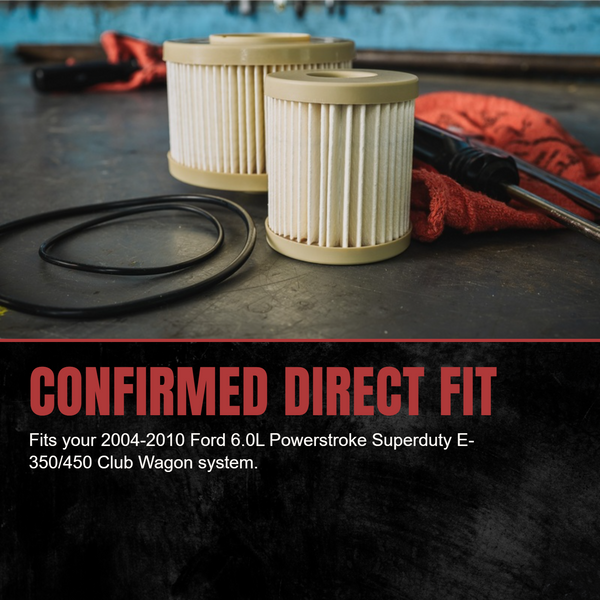 Doc's Diesel Ford 6.0L Powerstroke Superduty E-350/450 Club Wagon Fuel Filter 2004-2010