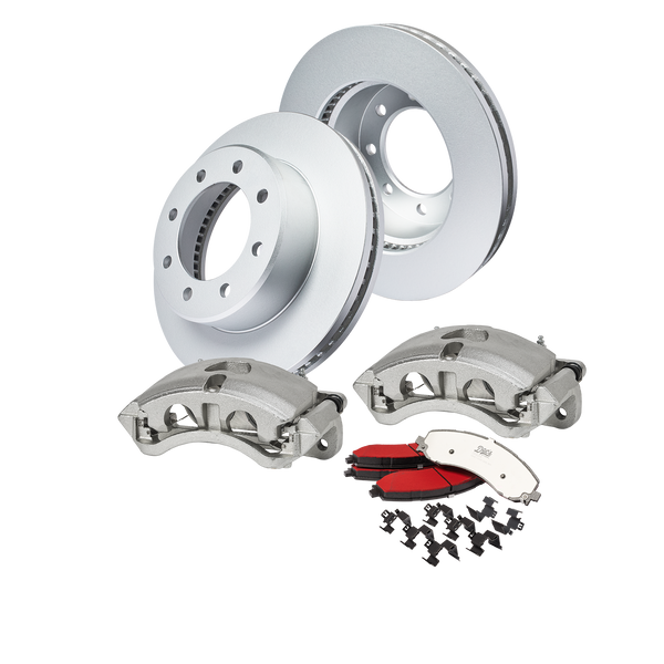 Doc's Diesel Ram 6.7L Cummins 2500/3500 High-Carbon Front Complete Brake Kit 2019-2026 DDBKPCRF-004 kit_without-fluid color_silver