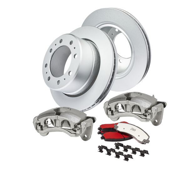 Doc's Diesel Dodge/Ram 6.7L Cummins 2500/3500 SRW High-Carbon Rear Complete Brake Kit 2009-2019 DDBKPCRR-003 kit_without-fluid color_silver