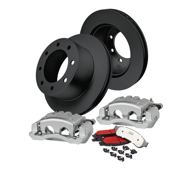 Doc's Diesel Ford 6.7L Powerstroke F-250/350 High-Carbon Rear Complete Brake Kit 2011-2012 DDBKPCRR-107 kit_without-fluid color_black