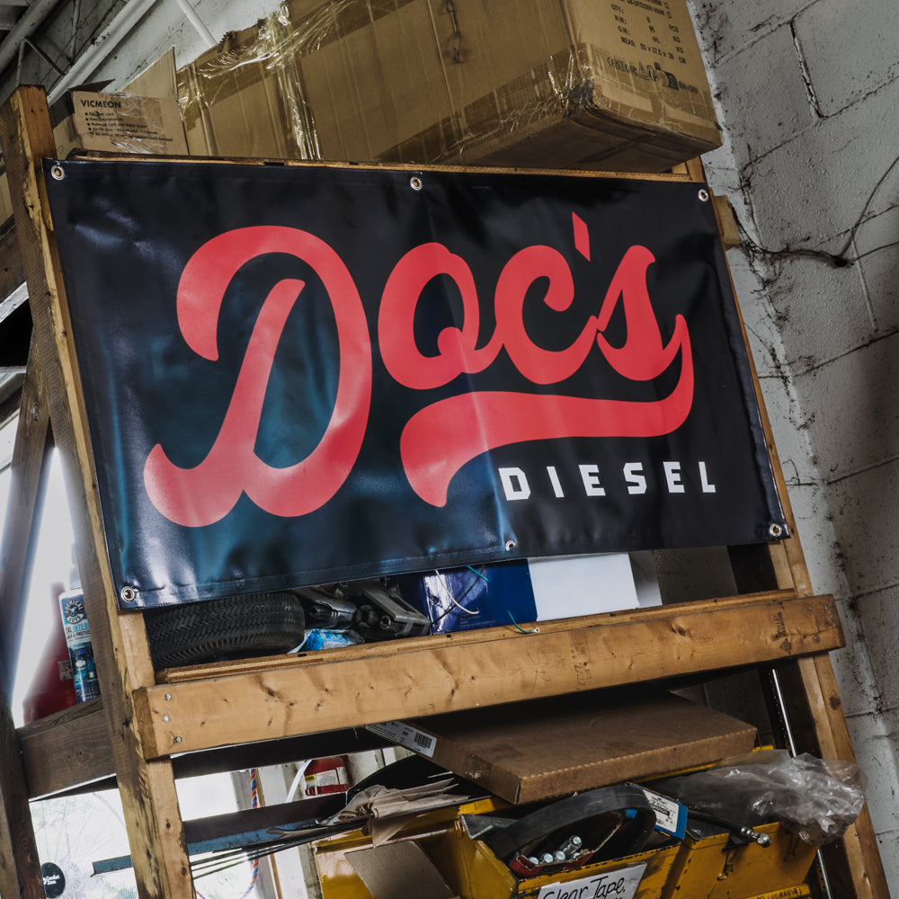 Doc's Diesel Doc's Diesel Signature Banner 2'x4' in the shop