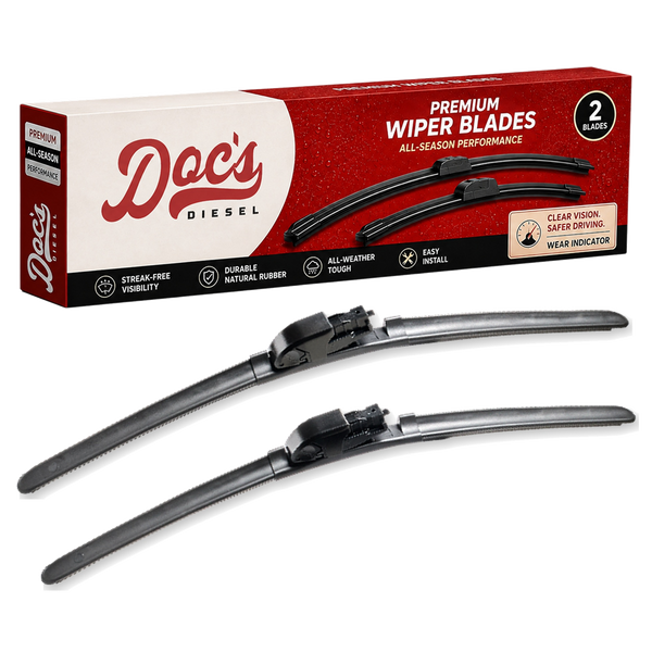 Doc's Diesel All-Season Beam Wiper Blades Front 16