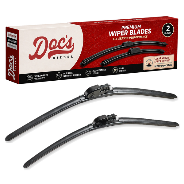 Doc's Diesel All-Season Beam Wiper Blades Front 22 + 21