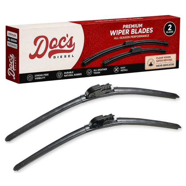 Doc's Diesel All-Season Beam Wiper Blades Front 22"
