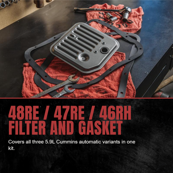 Doc's Diesel Dodge RAM 5.9L Cummins 48RE/46RH/47RE Transmission Filter Kit 1997-2010