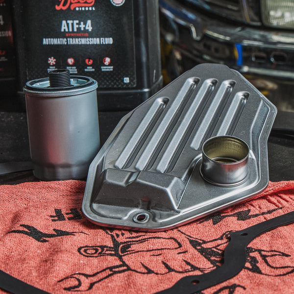Doc's Diesel Dodge RAM 6.7L Cummins 68RFE Transmission Filter Kit 2007.5-2024 (2WD) Lifestyle