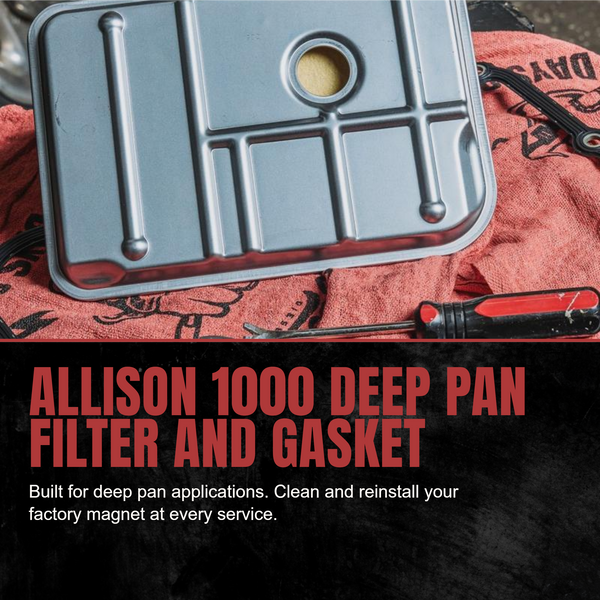 Doc's Diesel Chevrolet/GMC 6.6L Duramax LT1000, LT2000, LT2400 Transmission Filter Kit Deep Pan 2001-2019