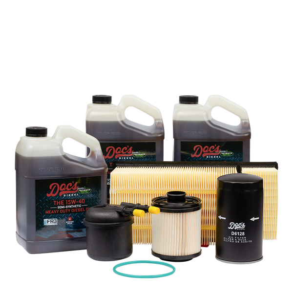 Doc's Ford 6.7L Powerstroke 15W-40 SEMI Synthetic Oil + Filter Maintenance Kit 2011-2016 brand_Hot Shot's Gallons 3