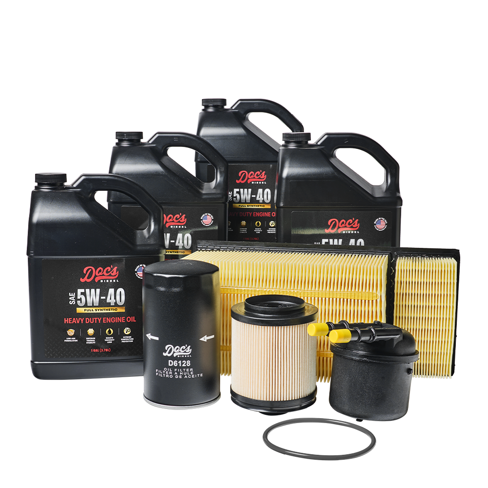 Doc's Diesel Ford 6.7L Powerstroke 5W-40 Full Synthetic Oil + Filter Maintenance Kit 2011-2016 brand_Doc's Diesel Gallons 4