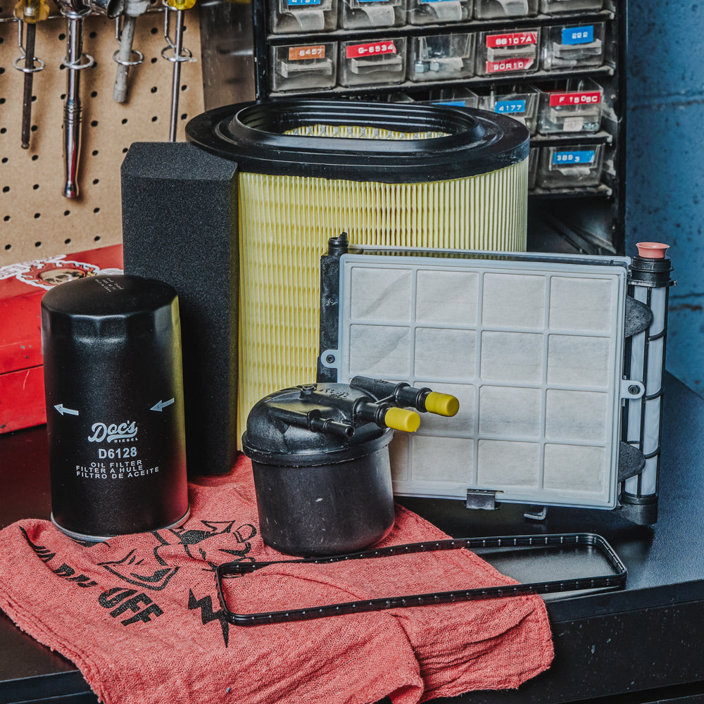 Doc's Diesel Ford 6.7L Powerstroke Filter Set 2017-2019 Lifestyle