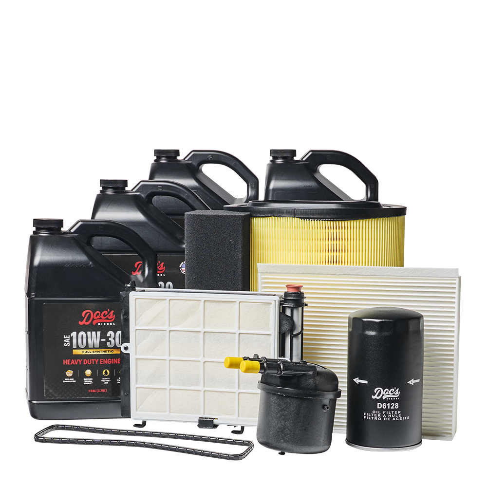 Doc's Diesel Ford 6.7L Powerstroke 10W-30 Full Synthetic Oil + Filter Maintenance Kit 2017-2019