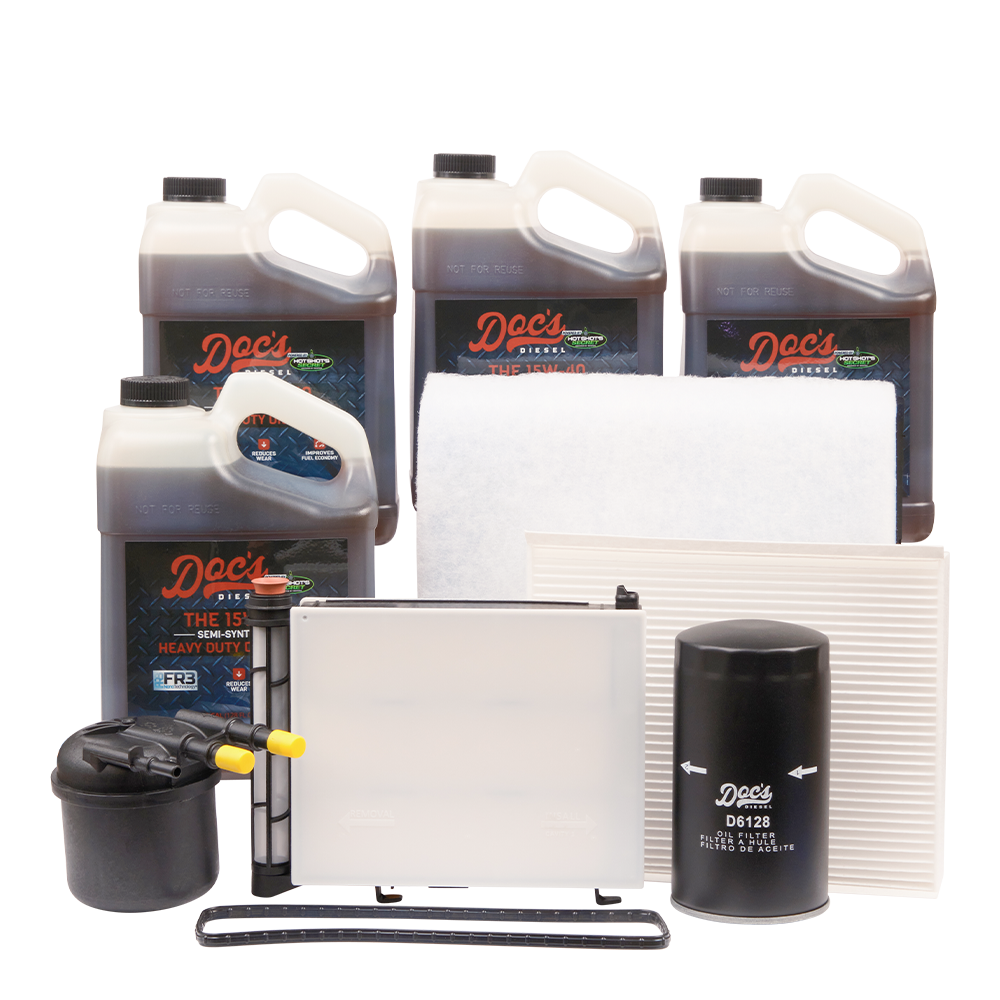 Doc's Ford 6.7L Powerstroke 15W-40 SEMI Synthetic Oil + Filter Maintenance Kit 2020-2025 brand_Hot Shot's Gallons 4