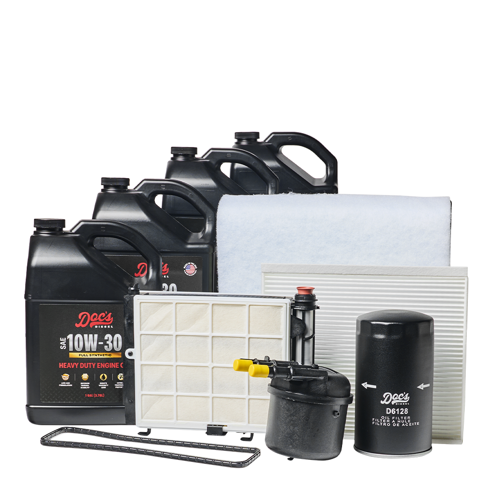 Doc's Diesel Ford 6.7L Powerstroke 10W-30 Full Synthetic Oil + Filter Maintenance Kit 2020-2026