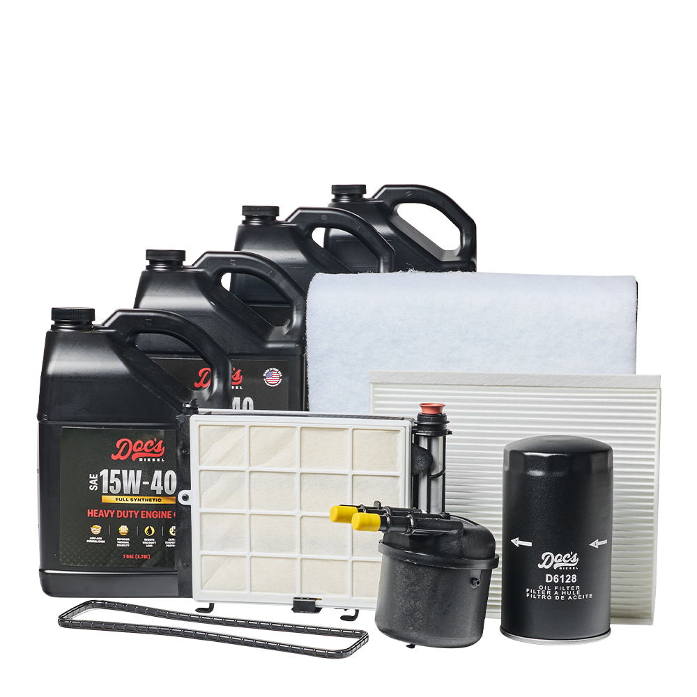 Doc's Diesel Ford 6.7L Powerstroke 15W-40 Full Synthetic Oil + Filter Maintenance Kit 2020-2025 brand_Doc's Diesel Gallons 4