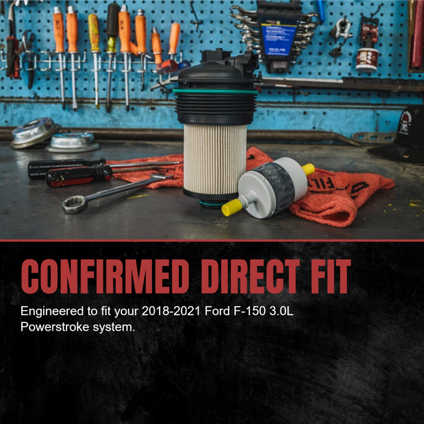 Doc's Diesel Ford F-150 3.0L Powerstroke Fuel Filter 2018-2021