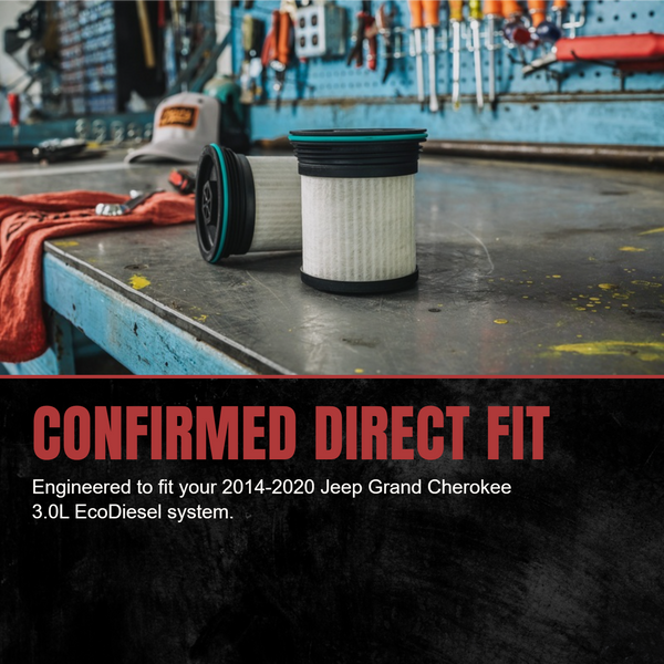 Doc's Diesel Jeep Grand Cherokee 3.0L EcoDiesel Fuel Filter 2014-2020 (Set of 2)