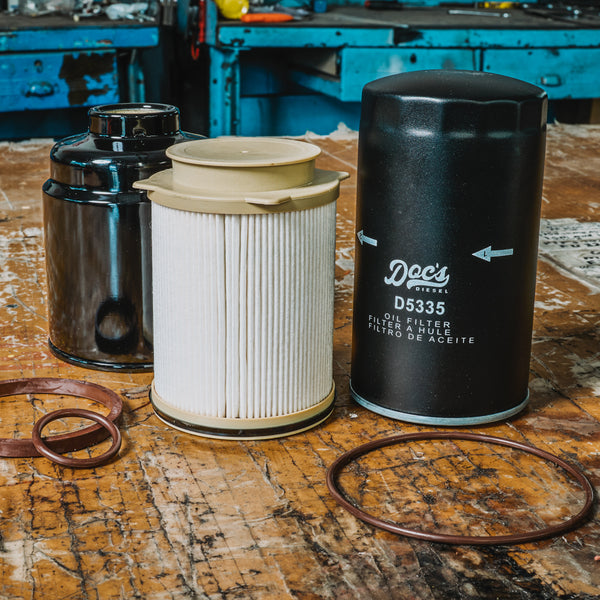 Doc's Diesel Dodge RAM 6.7L Cummins Filter Set 2013-2018 Lifestyle