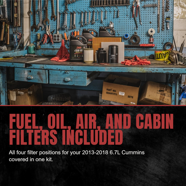 Doc's Diesel Ram 6.7L Cummins Filter Combo Kit 2013-2018
