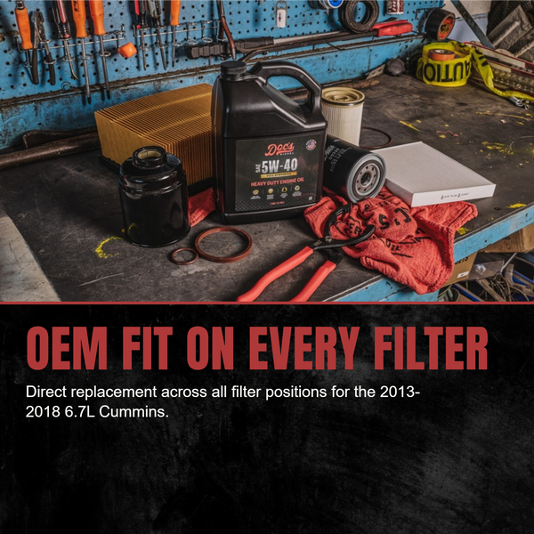 Doc's Diesel Ram 6.7L Cummins Filter Combo Kit 2013-2018