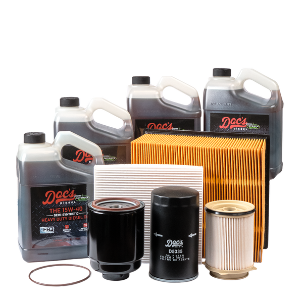 Doc's Diesel RAM 6.7L Cummins 15W-40 SEMI Synthetic Oil + Filter Maintenance Kit 2013-2018 brand_Hot Shot's Gallons 4