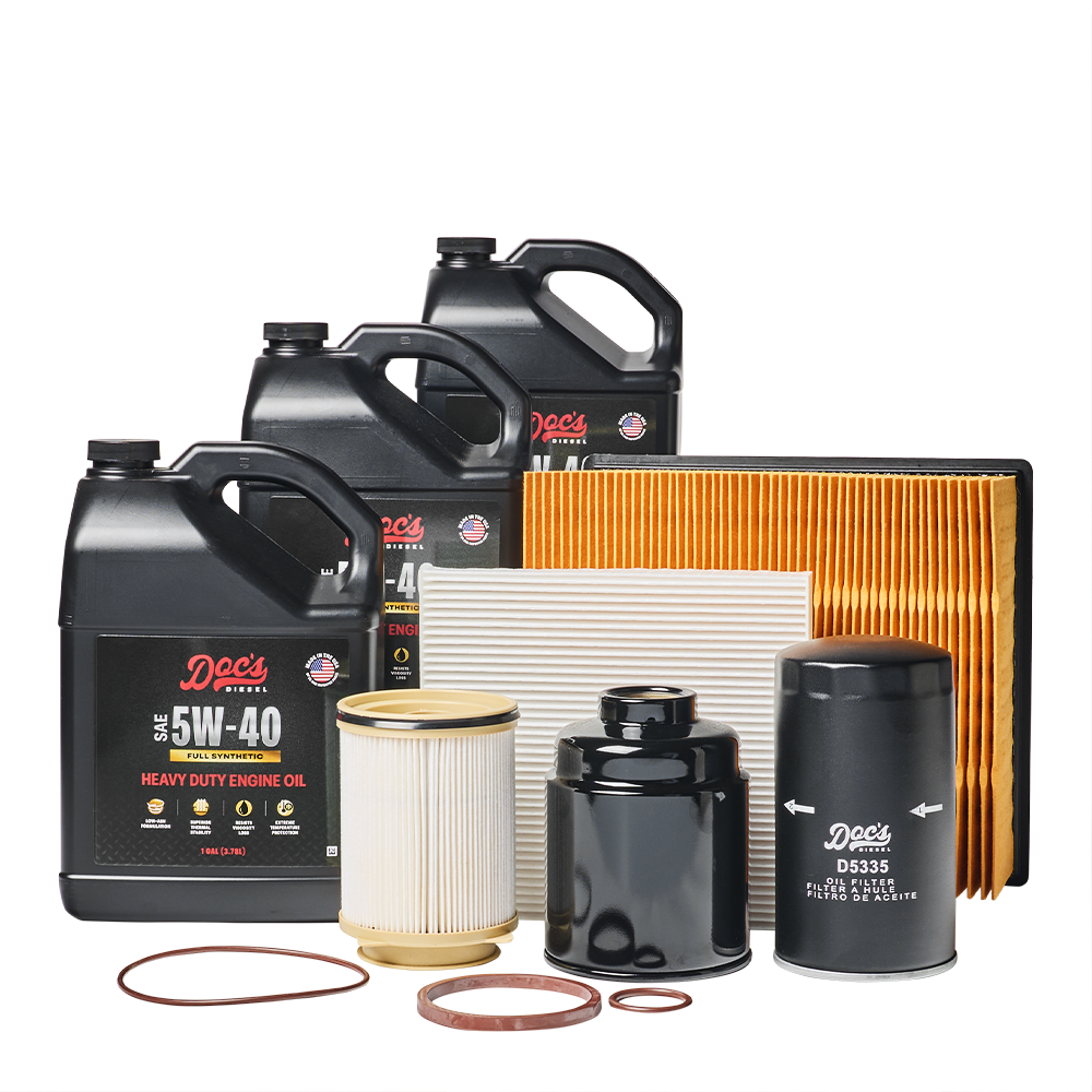 Doc's Diesel Ram 6.7L Cummins 5W-40 Full Synthetic Oil + Filter Maintenance Kit 2013-2018