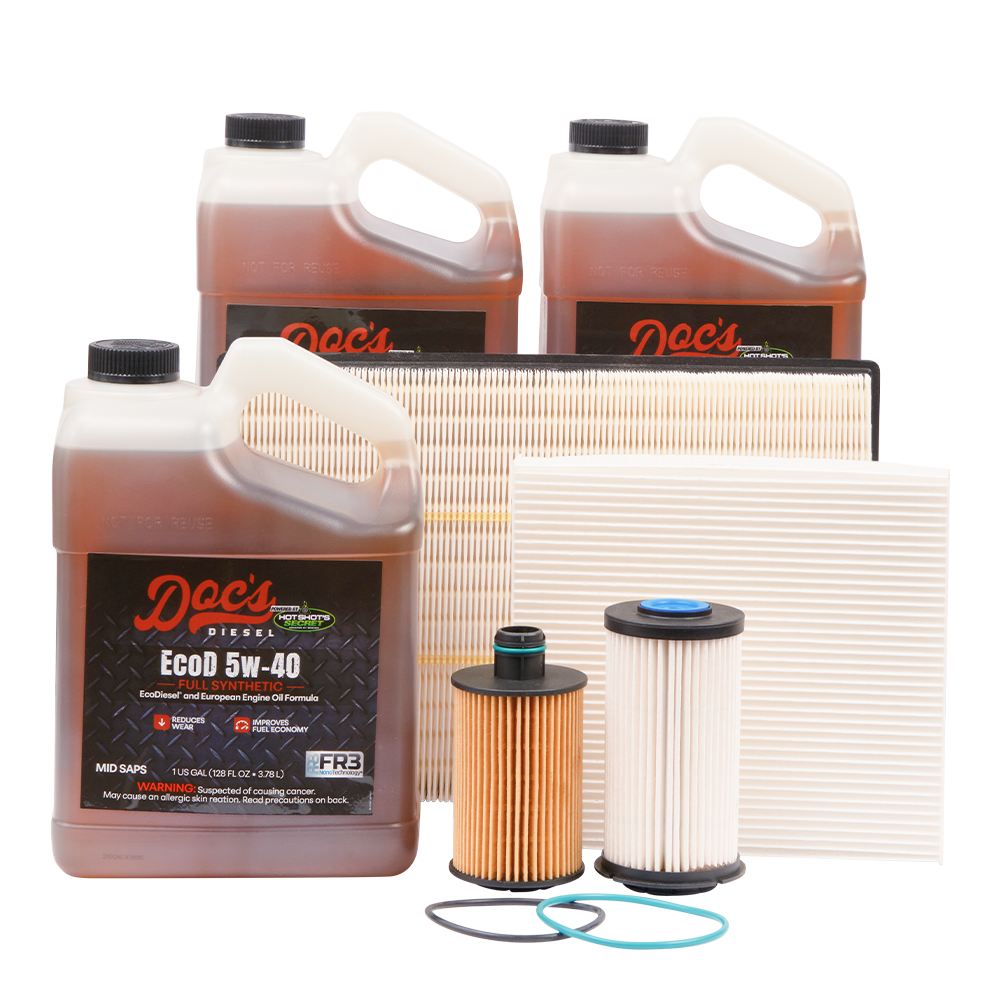 Doc's Diesel RAM 1500 3.0L EcoDiesel 5W-40 Full Synthetic EcoDiesel Oil + Filter Maintenance Kit 2014-2019 Gallons 3