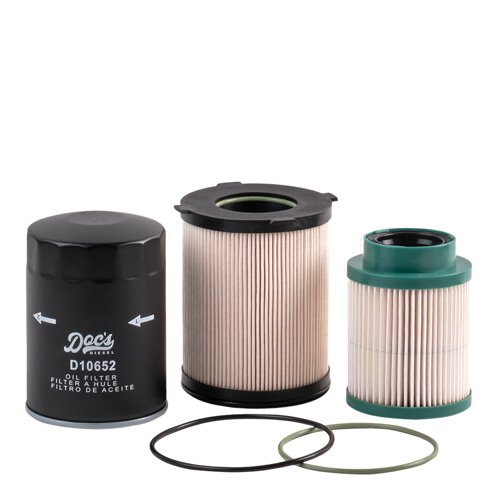 Doc's Diesel Nissan Titan XD 5.0L Cummins Filter Kit 2016-2019 | Replaces OEM 1603-EZ40A, 16403-EZ41A & 15208-EX40A