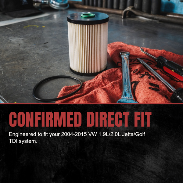 Doc's Diesel VW 1.9L/2.0L Jetta/Golf TDI Fuel Filter 2004-2015