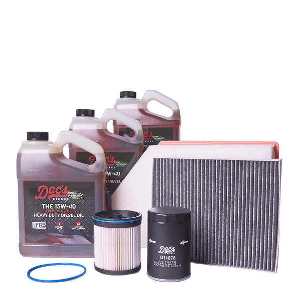 Doc's Diesel Chevrolet/GMC 6.6L Duramax 15W-40 Full Synthetic Oil + Filter Maintenance Kit 2020-2025 brand_Hot Shot's