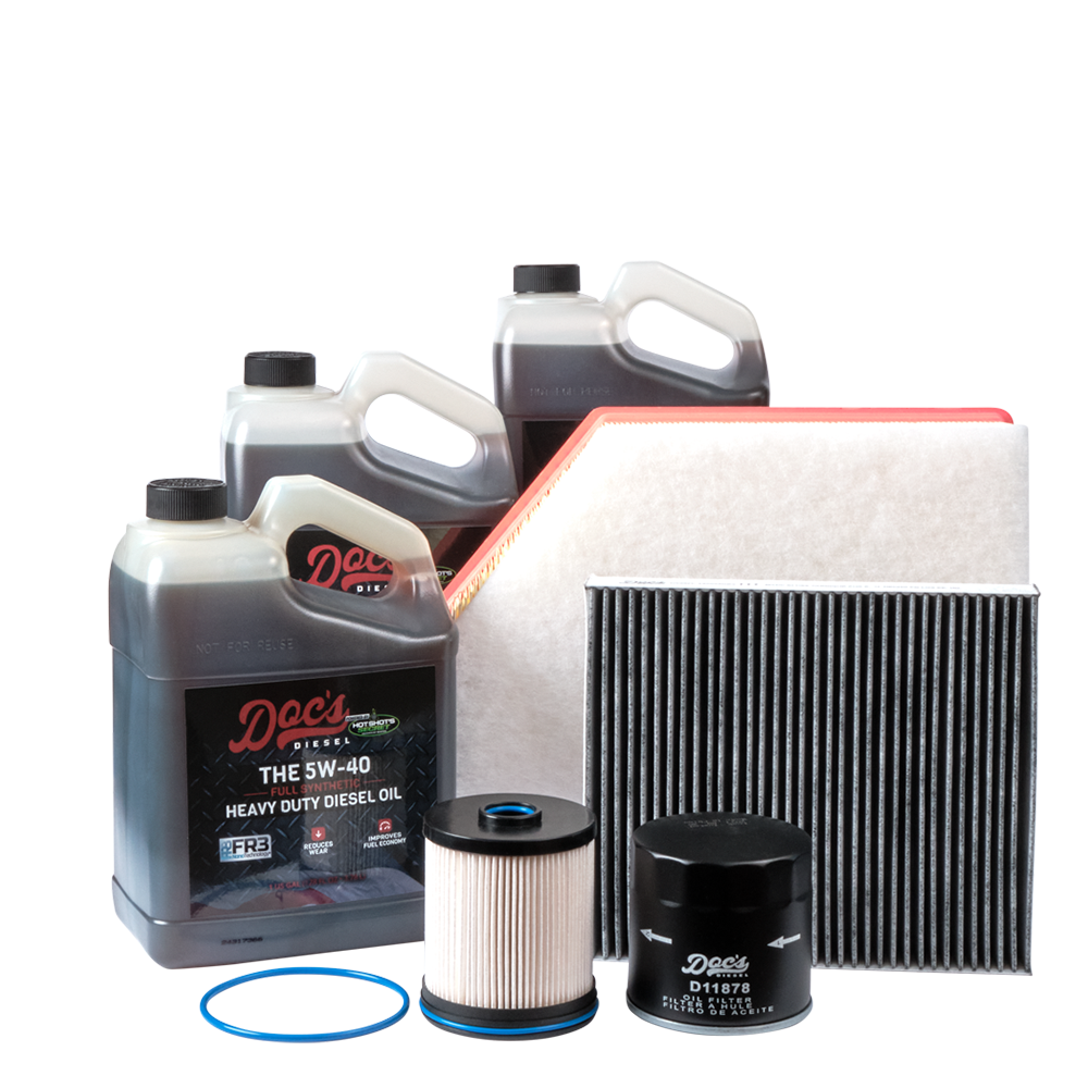 Doc's Diesel Chevrolet/GMC 6.6L Duramax 5W-40 Full Synthetic Oil + Filter Maintenance Kit 2020-2025