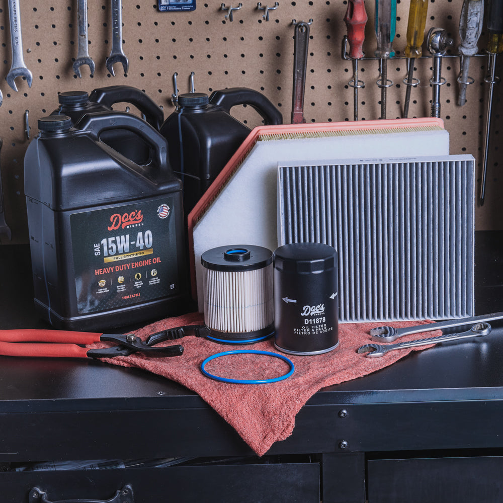 Doc's Diesel Chevrolet/GMC 6.6L Duramax 15W-40 Full Synthetic Oil + Filter Maintenance Kit 2020-2025 brand_Doc's Diesel