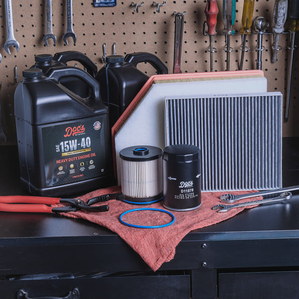Doc's Diesel Chevrolet/GMC 6.6L Duramax 15W-40 Full Synthetic Oil + Filter Maintenance Kit 2020-2025 brand_Doc's Diesel