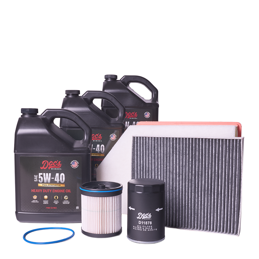 Doc's Diesel Chevrolet/GMC 6.6L Duramax 5W-40 Full Synthetic Oil + Filter Maintenance Kit 2020-2025 brand_Doc's Diesel