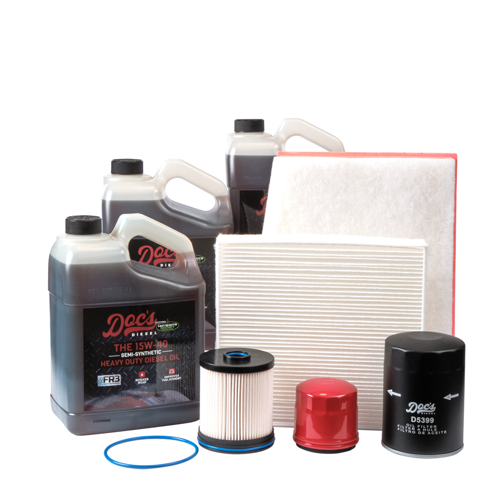 Doc's Diesel Chevrolet/GMC 6.6L Duramax 15W-40 SEMI Synthetic Oil + Filter Maintenance Kit 2017-2019