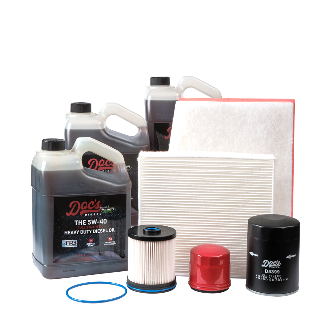 Doc's Chevrolet/GMC 6.6L Duramax 5W-40 Full Synthetic Oil + Filter Maintenance Kit 2017-2019