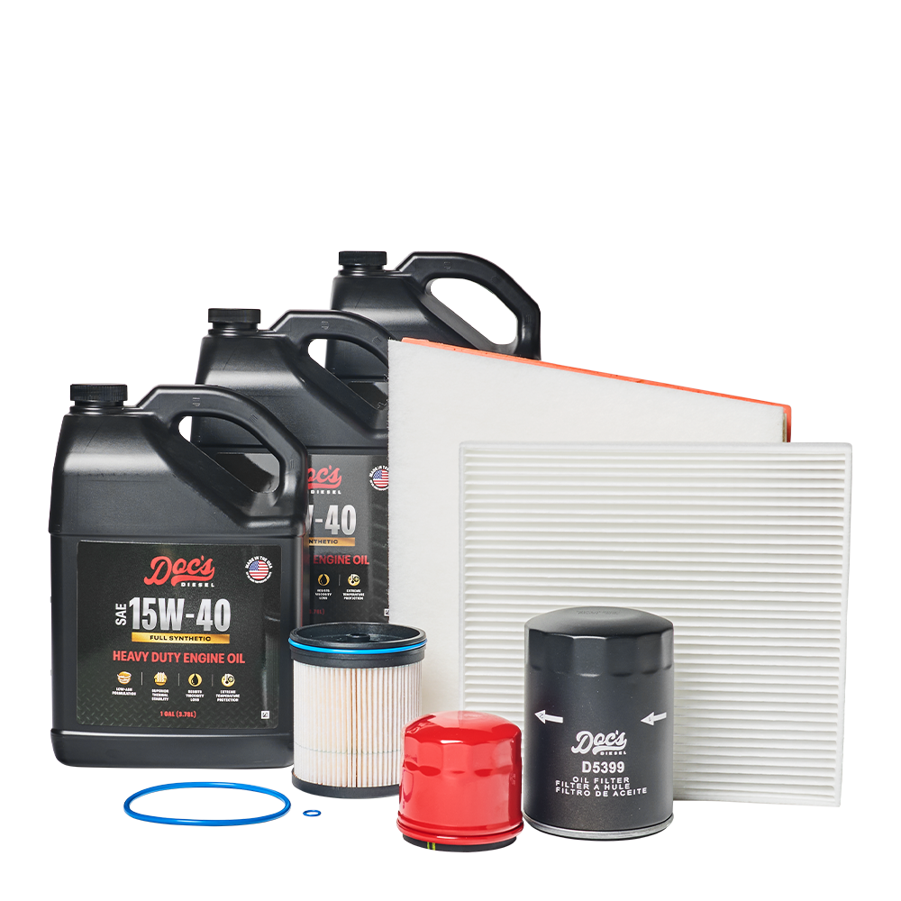Doc's Diesel Chevrolet/GMC 6.6L Duramax 15W-40 Full Synthetic Oil + Filter Maintenance Kit 2017-2019 brand_Doc's Diesel