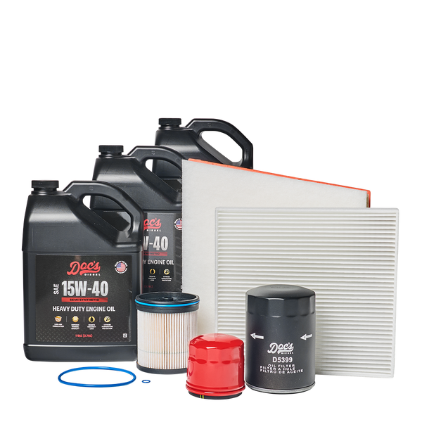 Doc's Diesel Chevrolet/GMC 6.6L Duramax 15W-40 SEMI Synthetic Oil + Filter Maintenance Kit 2017-2019 brand_Doc's Diesel